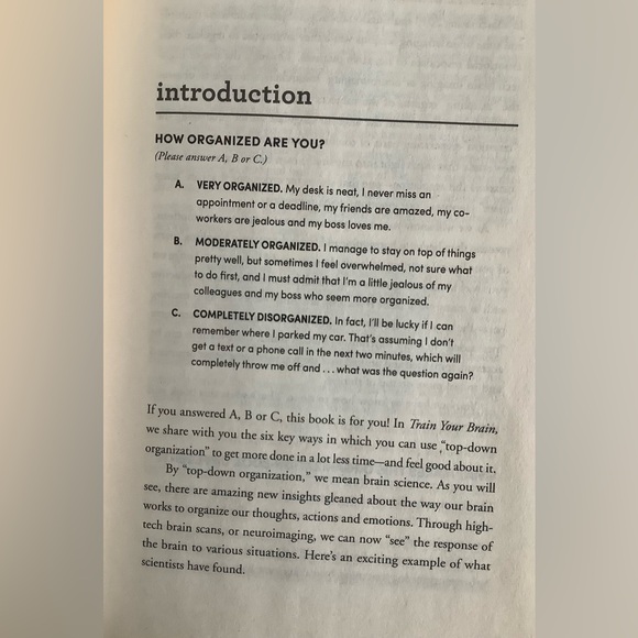 Train Your Brain: Get More Done In Less Time Paperback, 2020. - Picture 3 of 3